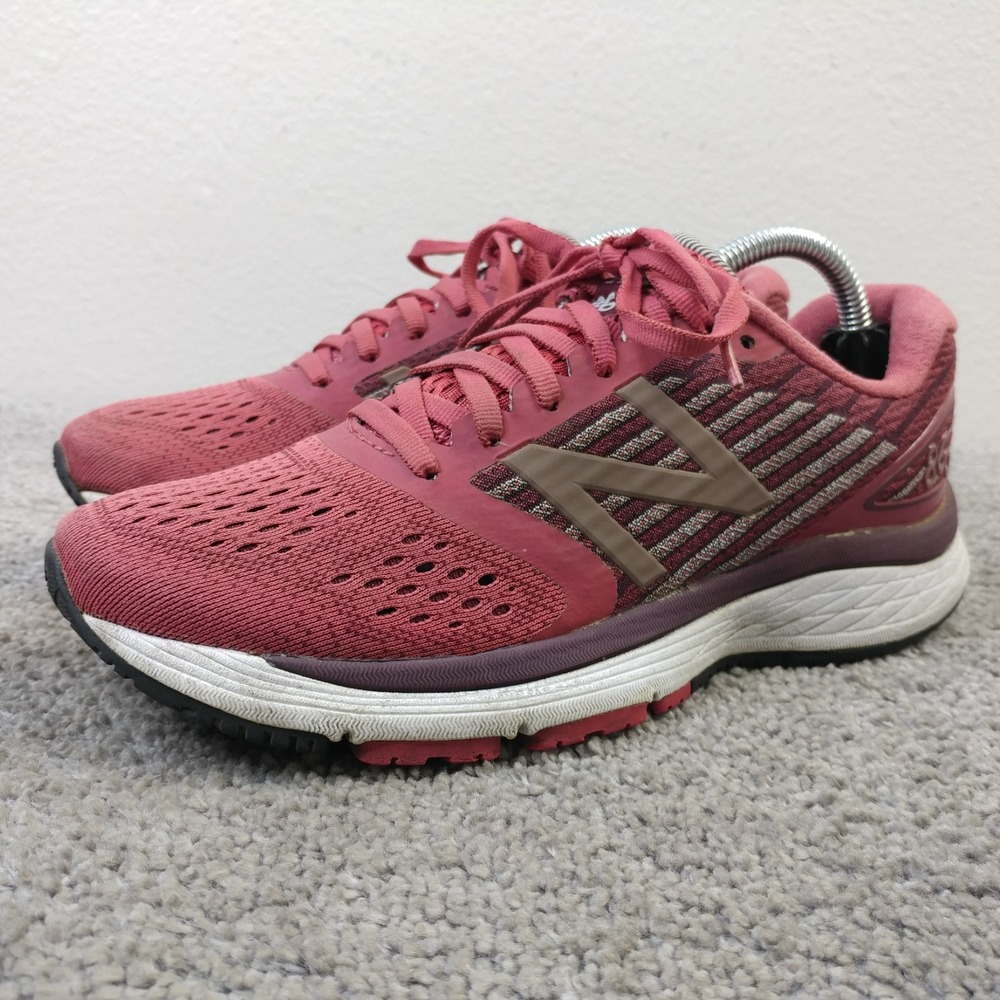 New Balance 860 V9 Womens Size 6.5 Running Shoes Red Burgundy W860RP9 Sneakers